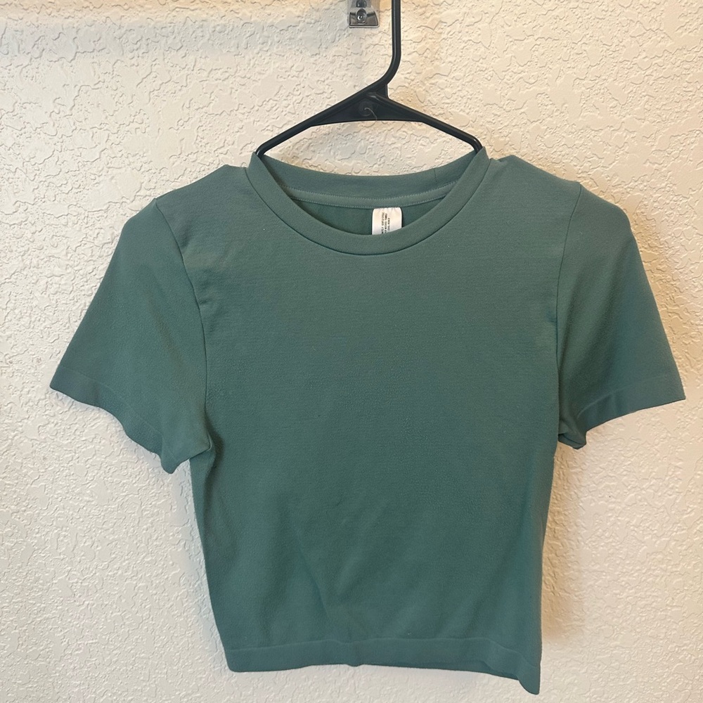Target Green Crop Top